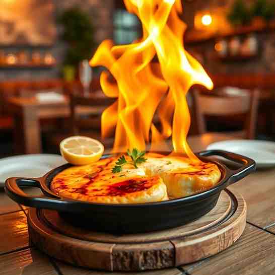 Best Cheese Appetizer (Saganaki)